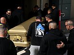 Buried in a gold casket, The Punisher is farewelled by a rogue’s gallery of bikies, shady underworld figures and gangsters’ molls as hundreds mourn at executed Sam Abdulrahim’s funeral